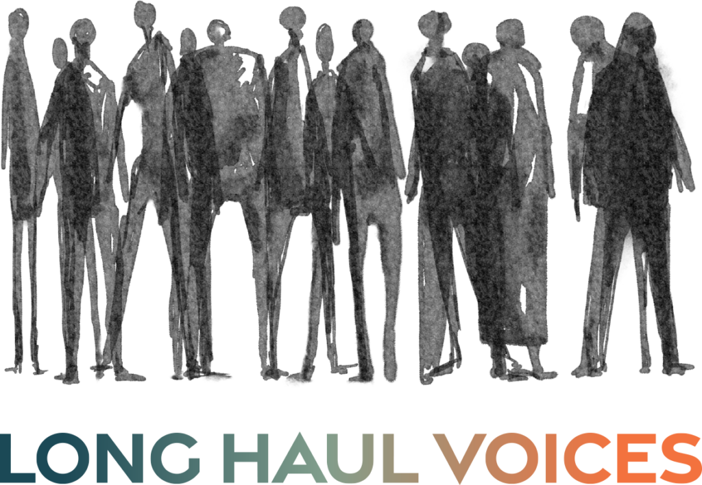 Graphic for "Long Haul Voices" Video Series